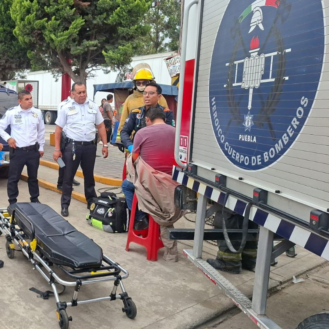 Trabajador Lesionado Descarga Eléctrica San Pablo Xochimehuacan Puebla