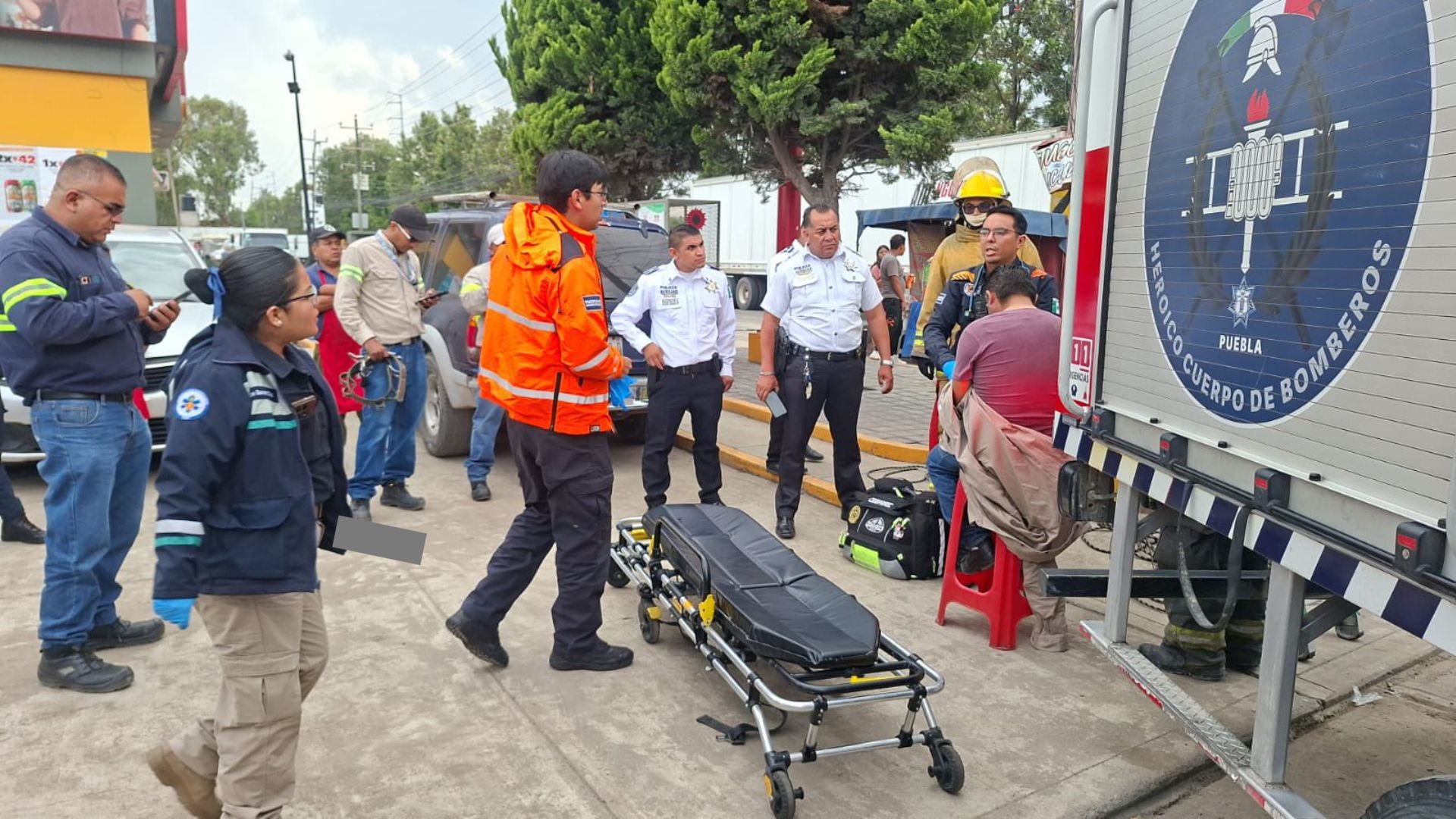 Trabajador Lesionado Descarga Eléctrica San Pablo Xochimehuacan Puebla