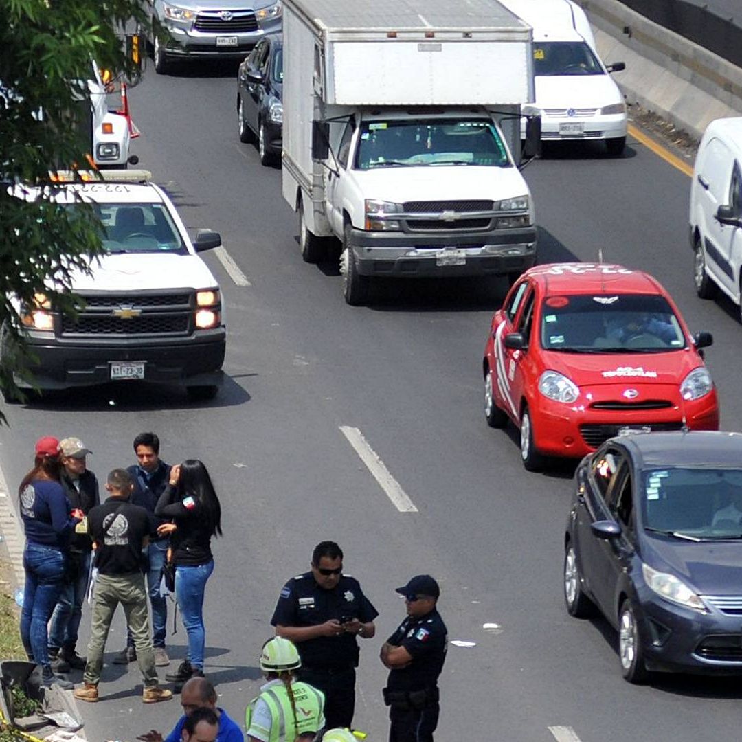 Operativo vial luego de accidente en la autopista México-Querétaro en marzo 2019. Foto: Cuartoscuro | Archivo