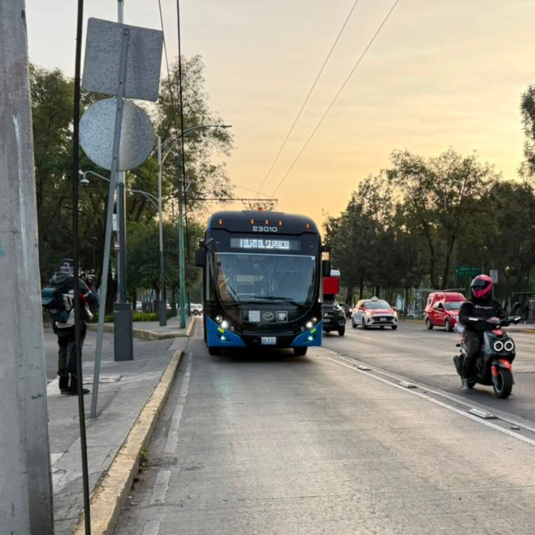 Robo de cable del Trolebús CDMX