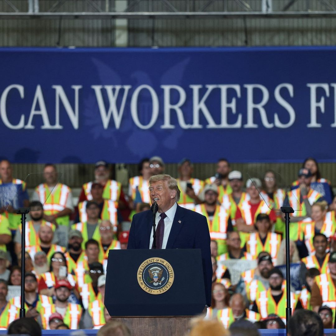 Trump en discurso en Pensilvania el 23 de junio 2026