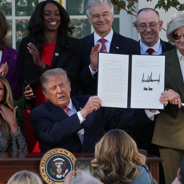 Donald Trump y su esposa Melania