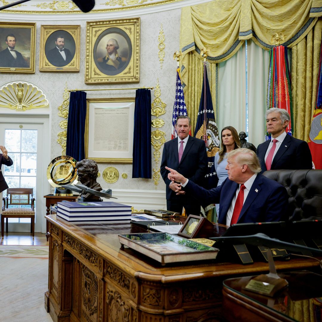 Trump en la Oficina Oval