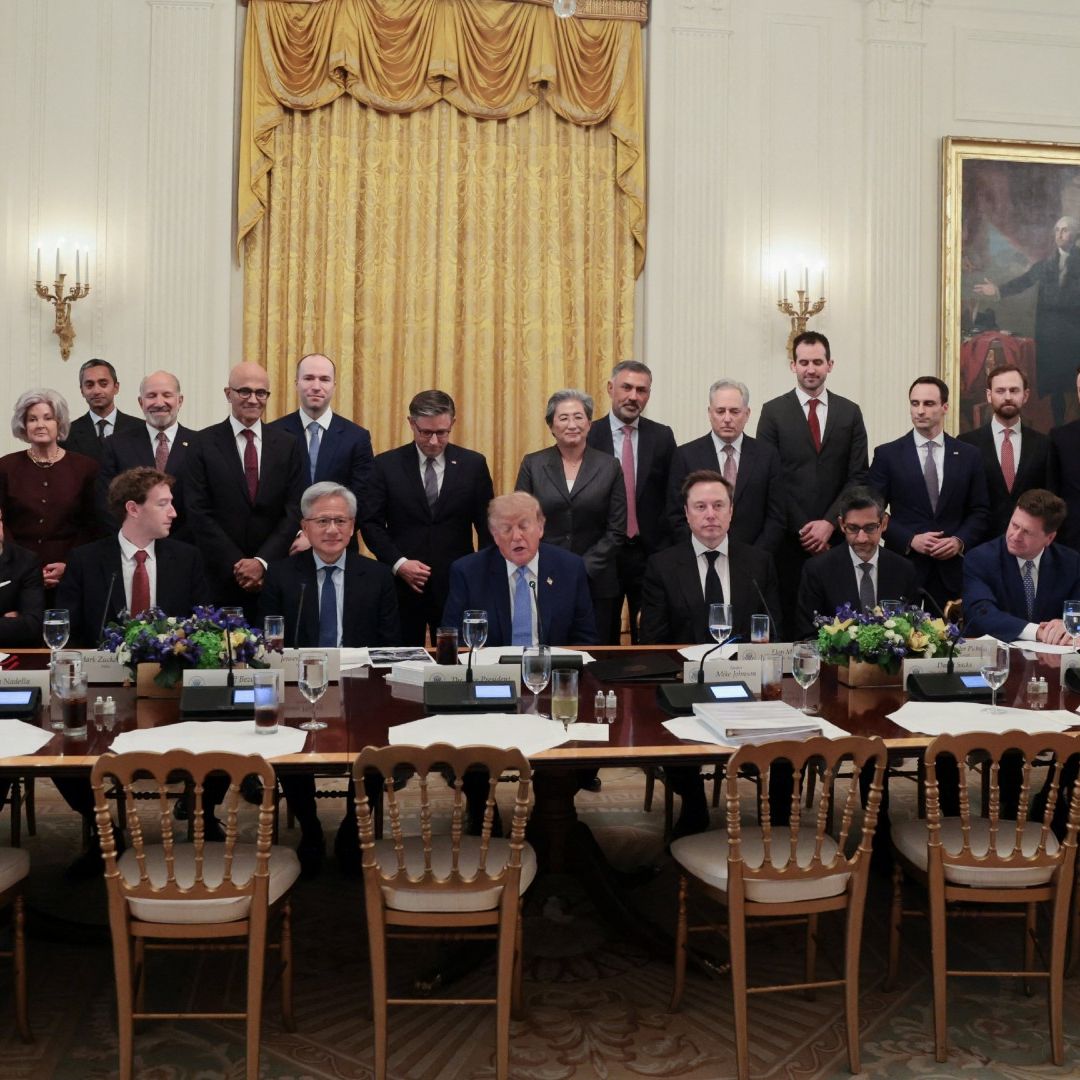 Donald Trump en un foro tecnológico
