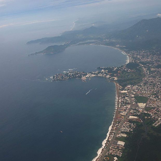 Vista de Manzanillo antes de la llegada del huracán Simon, el 9 de octubre de 2026. Foto: Reuters