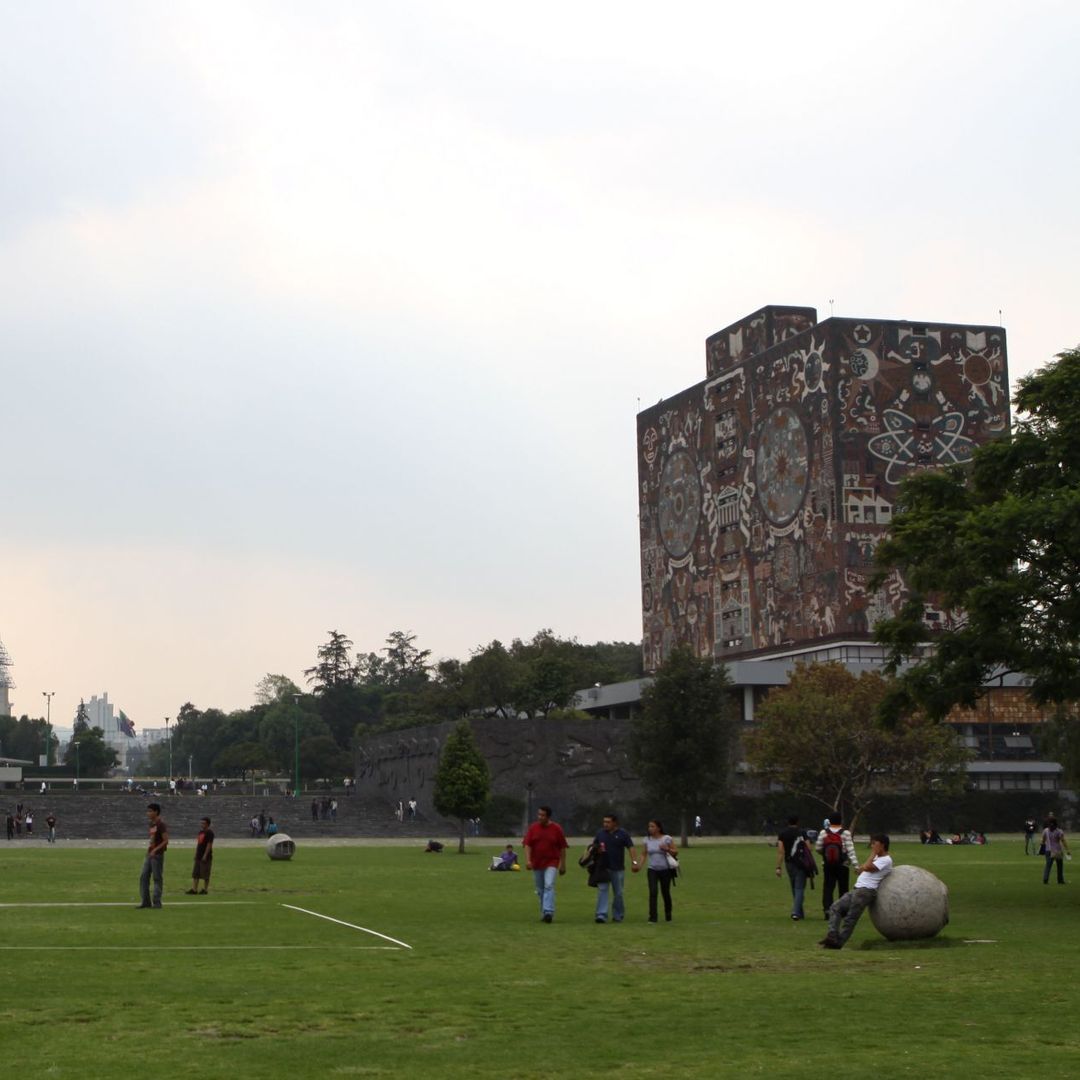Estudiantes en la UNAM