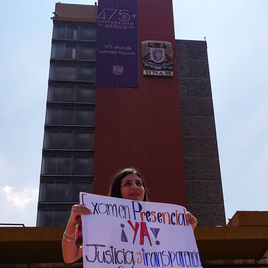 Protesta en Ciudad Universitaria