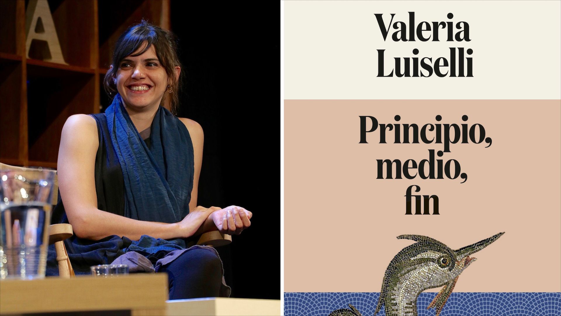 Valeria Luiselli presenta Principio, medio, fin en México