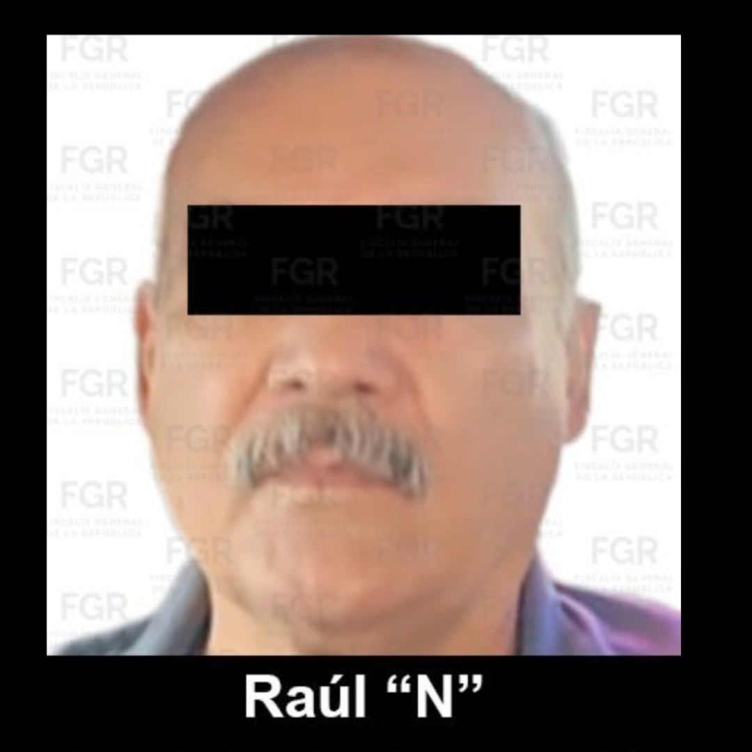 Raúl "N", el excomisario de la Policía Federal vinculado a proceso. Foto: FGR