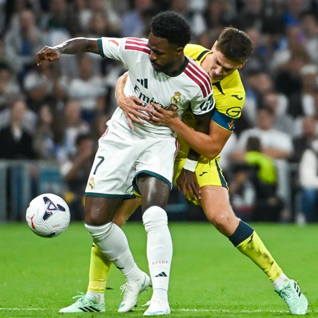 Vinicius fue expulsado por agredir a un rival en el partido de LaLiga contra el Villarreal.