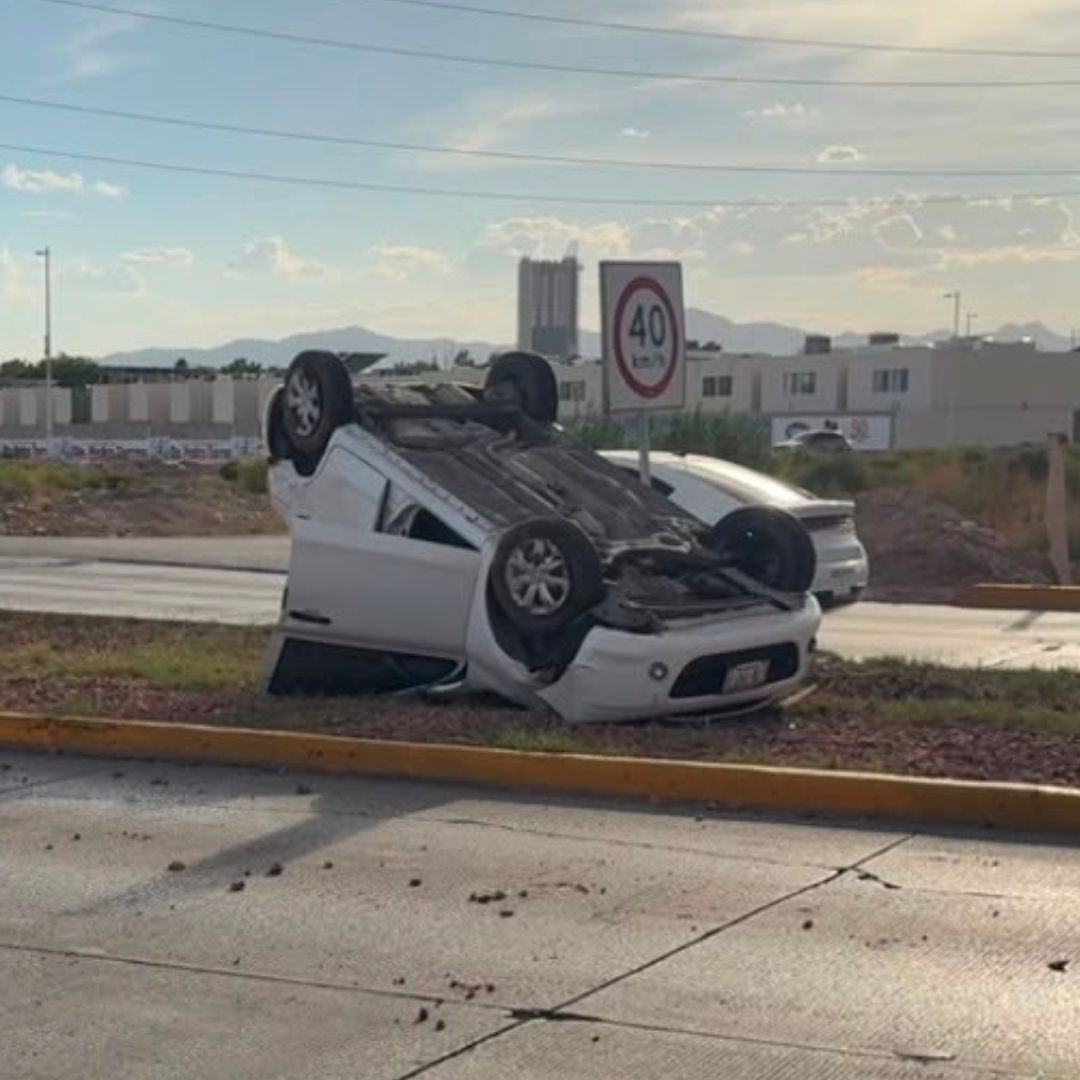 La conductora de la unidad siniestrada resultó ilesa.