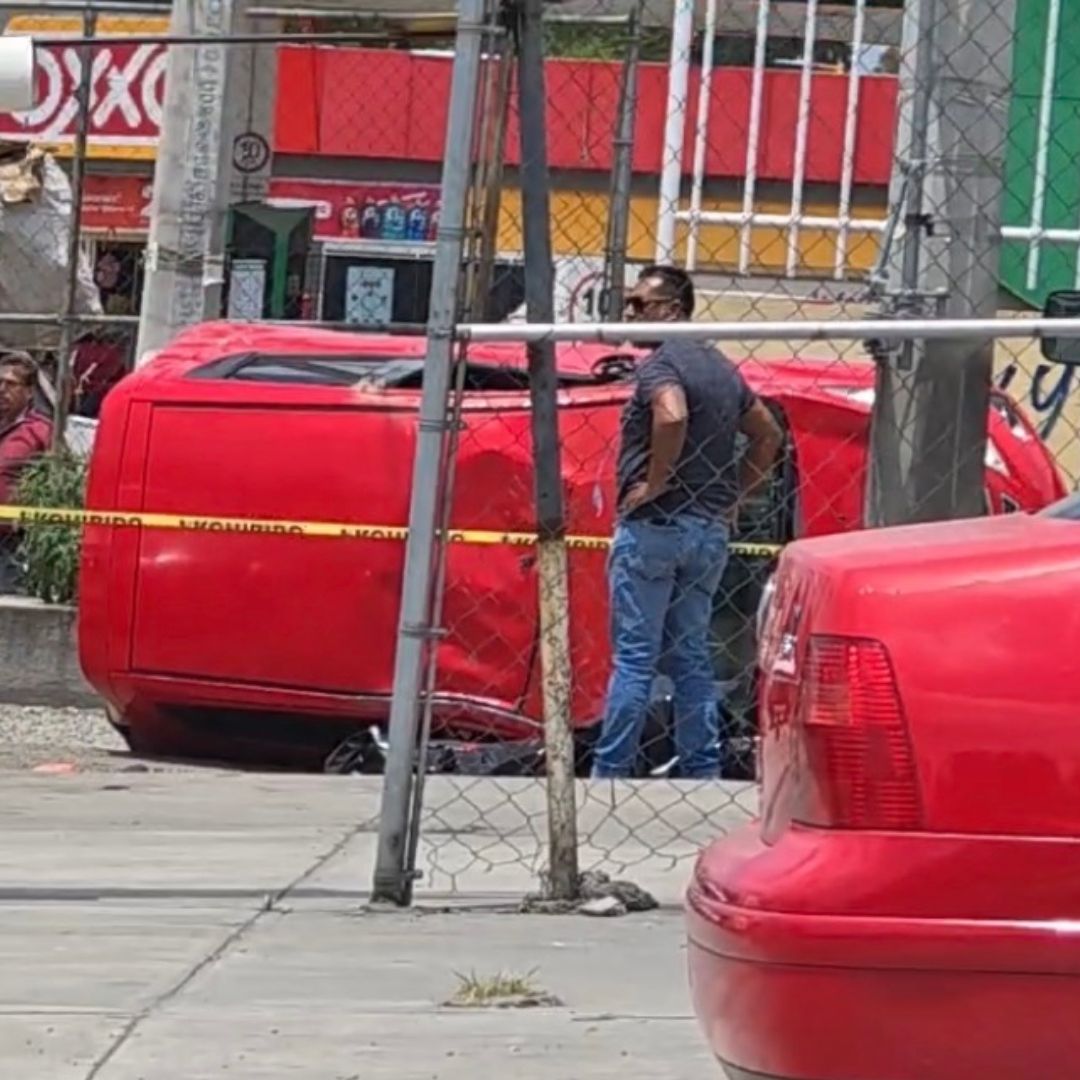 Accidente en Tlaxcala deja sin vida a un ciclista.