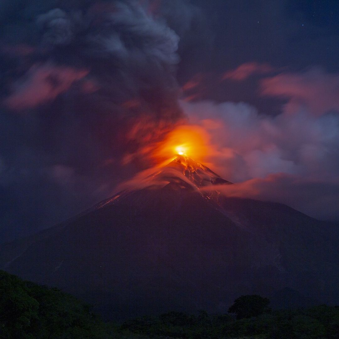 Volcán de Fuego en Guatemala en 2026