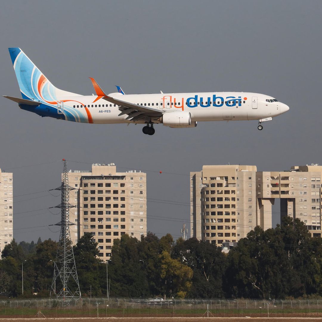Avión de la compañía Flydubai