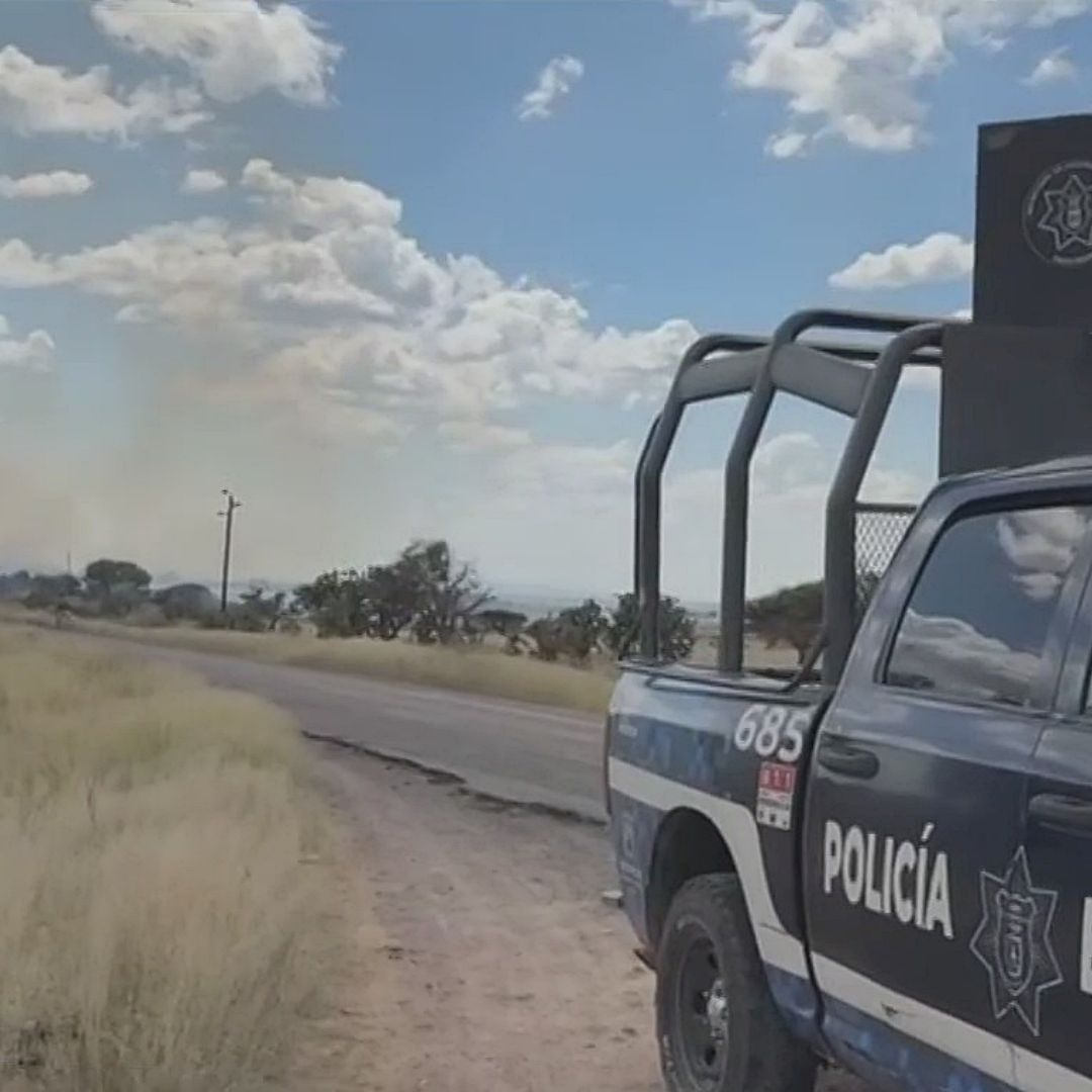 Ataque a la policía estatal de Zacatecas. Foto: Captura de pantalla