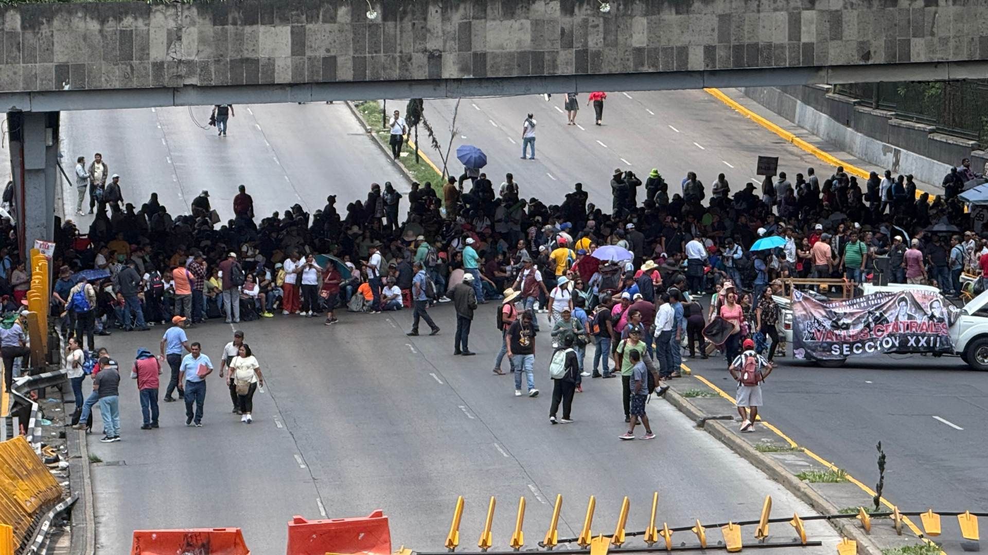 Bloqueo de la CNTE en CDMX