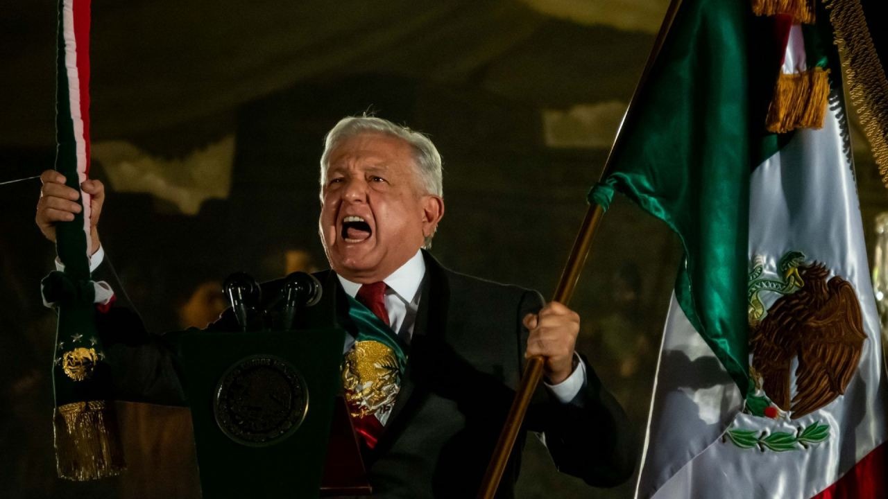 AMLO Da su Penúltimo Grito de Independencia desde Palacio Nacional N+