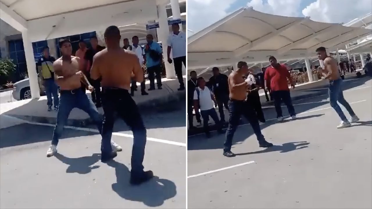 ¡Por el Pasaje! Taxistas se Agarran a Golpes en Aeropuerto de Cancún | N+