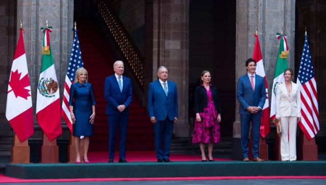 AMLO recibió a Joe Biden y Justin Trudeau para la Cumbre de Líderes de América del Norte